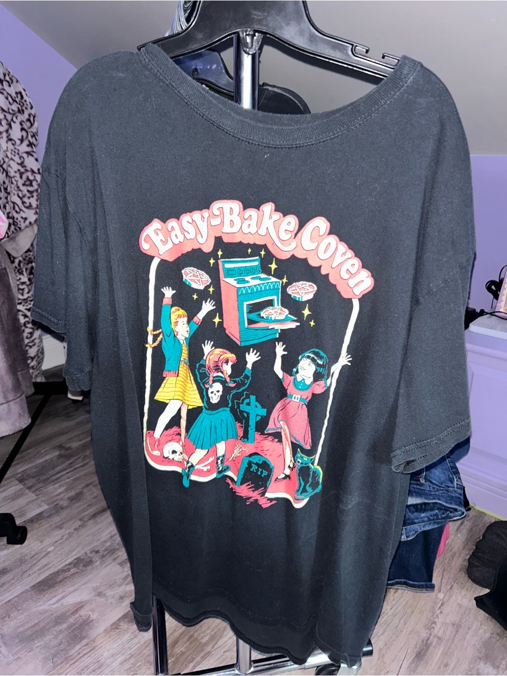 Easy-Bake Coven Graphic Tee - Black Short Sleeve Shirt